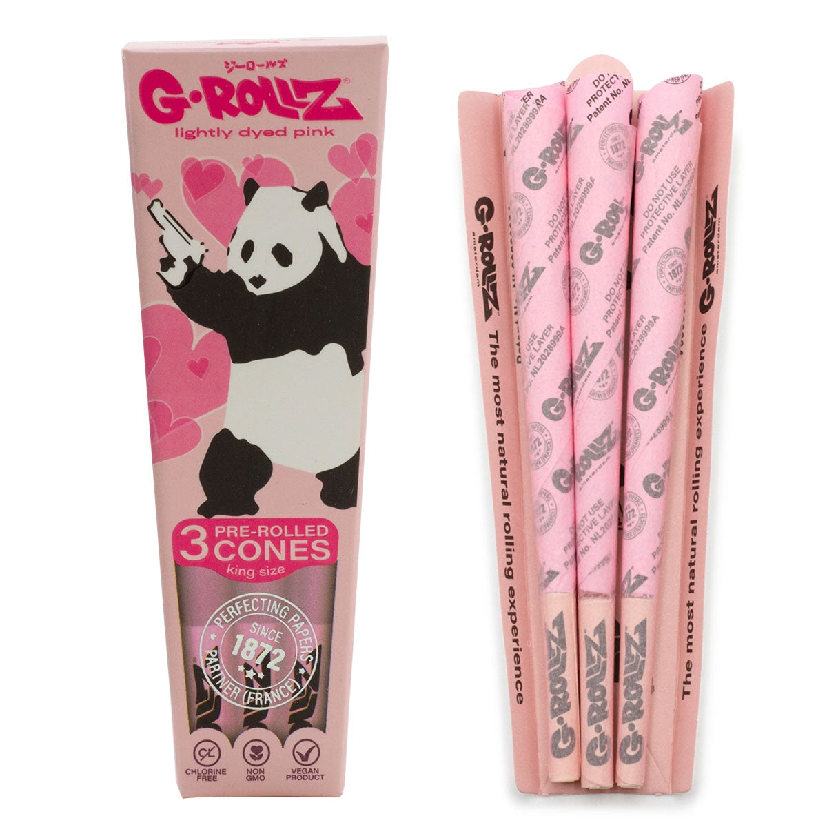 đš G-Rollz King Size Cones â Banksyâs Graffiti Edition (Display 24-pack) đ„đż