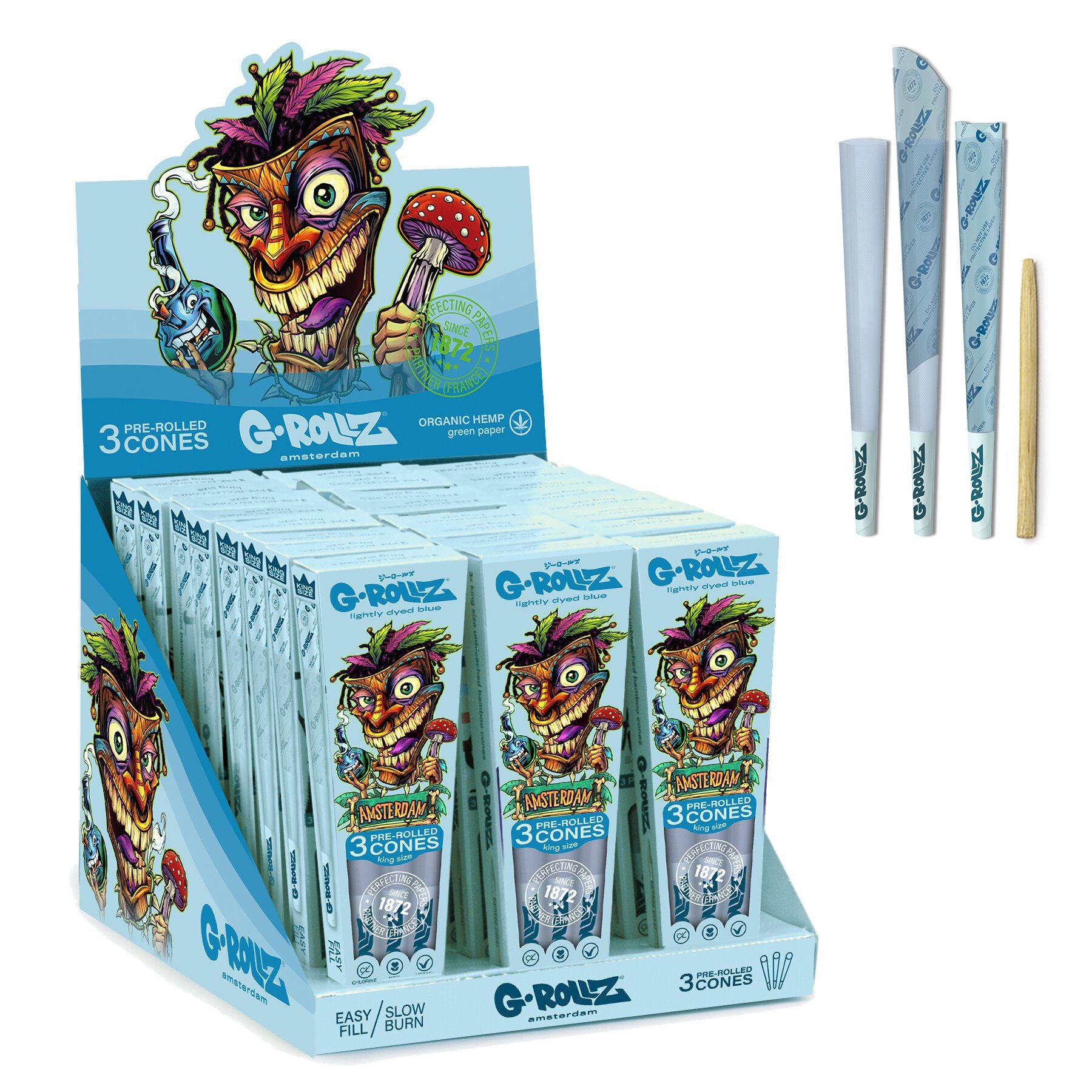 đ G-Rollz King Size Cones â Collectorâs Edition (Display 24-pack) đżđ„