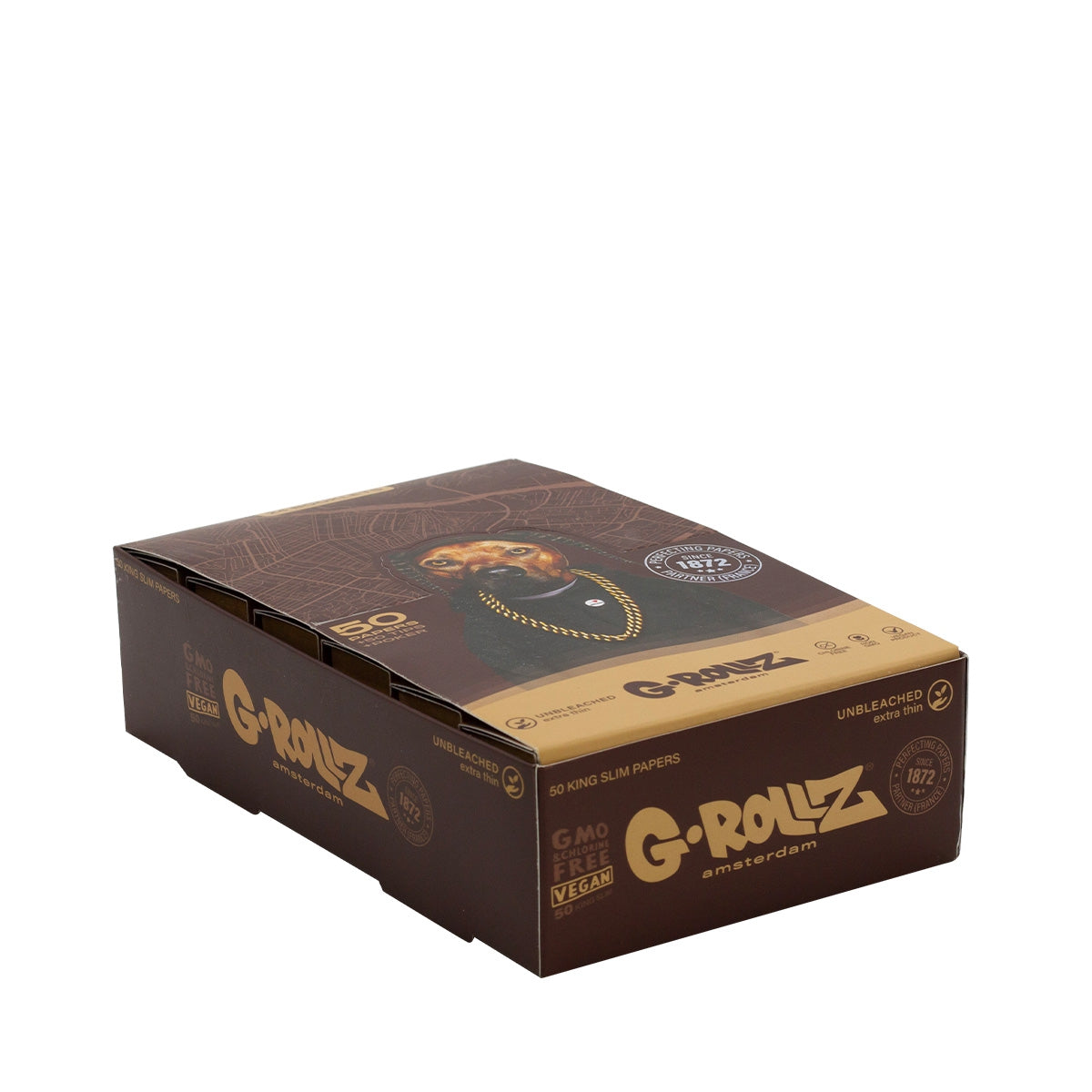 đŸ G-Rollz King Size Rolling Papers â Pets Rock Edition (Display 24-pack) đšđ„