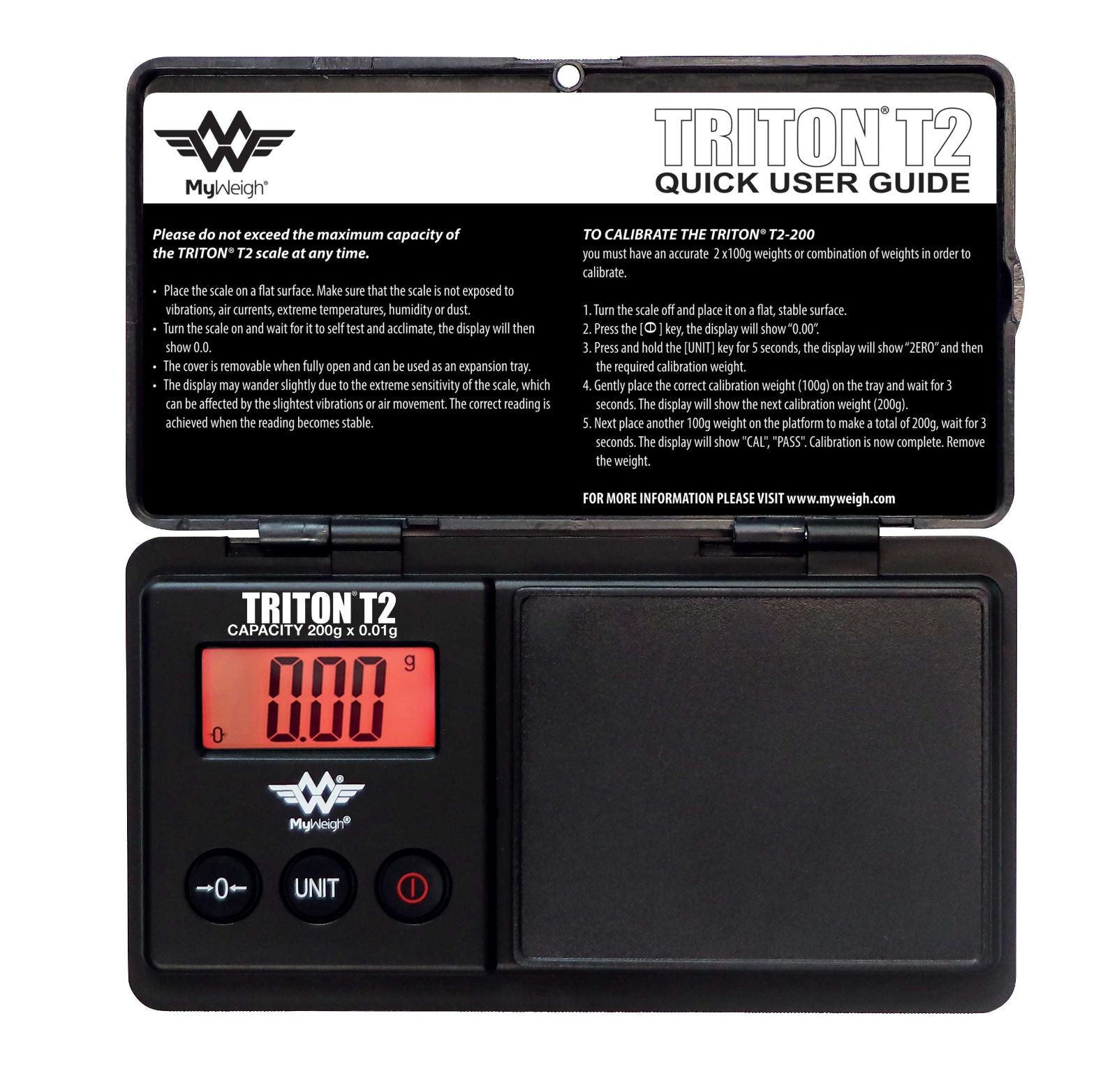 My Weigh Triton Vågsats – 200g x 0.01g