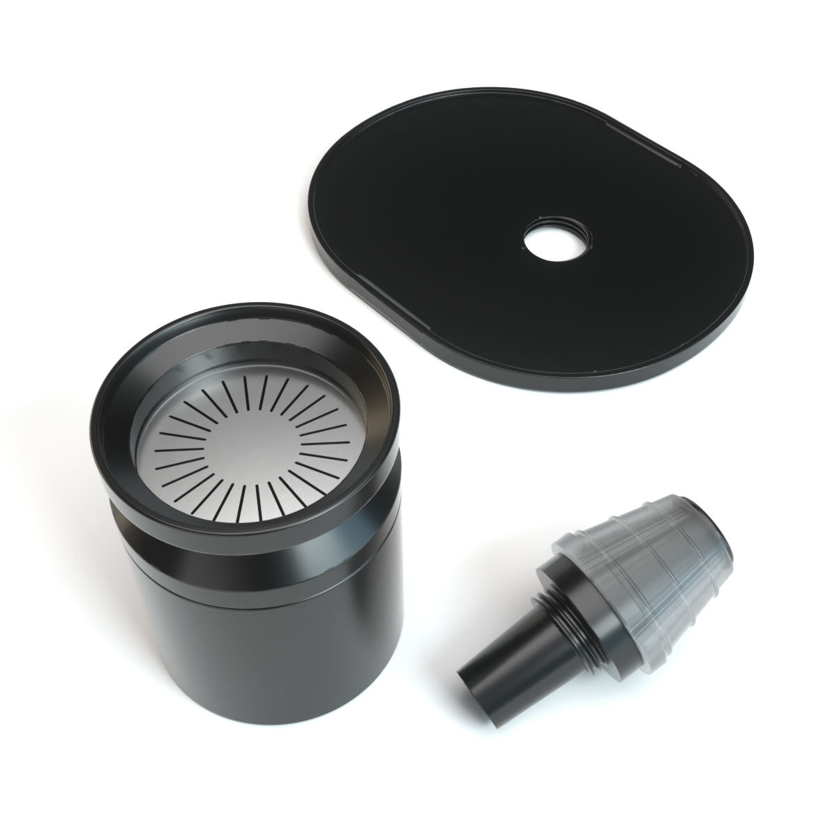 Stündenglass Kompact Gravity Infuser – Black För Vattenpipor 🔥💨