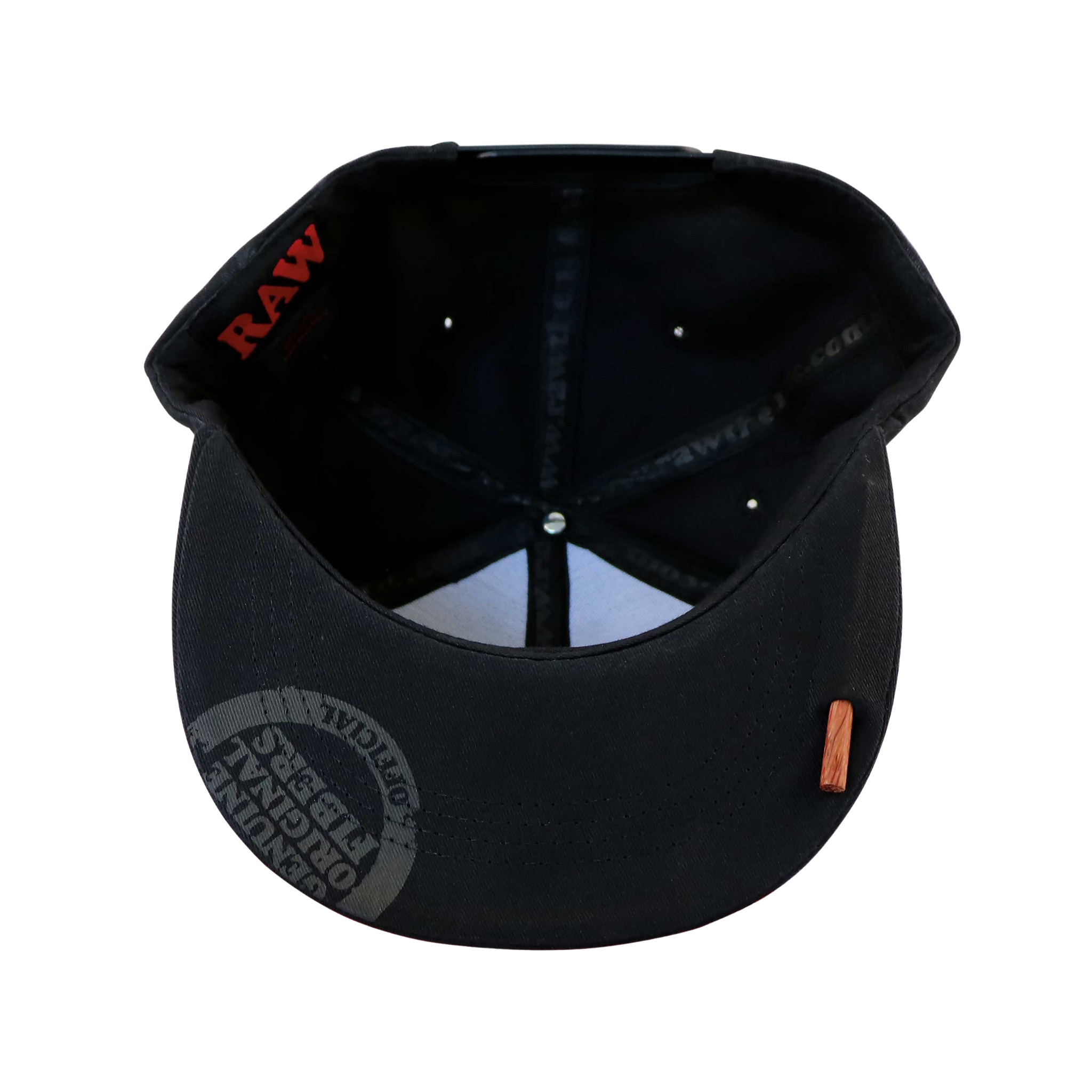 RAW Snapback Pokerkeps – Svart/Svart