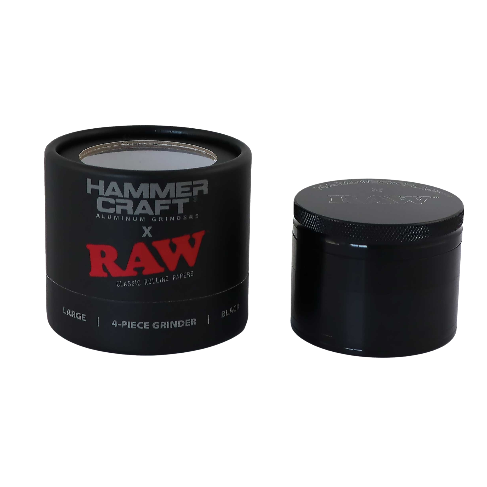 HAMMERCRAFT x RAW Aluminium Grinder 4-delad 54 mm