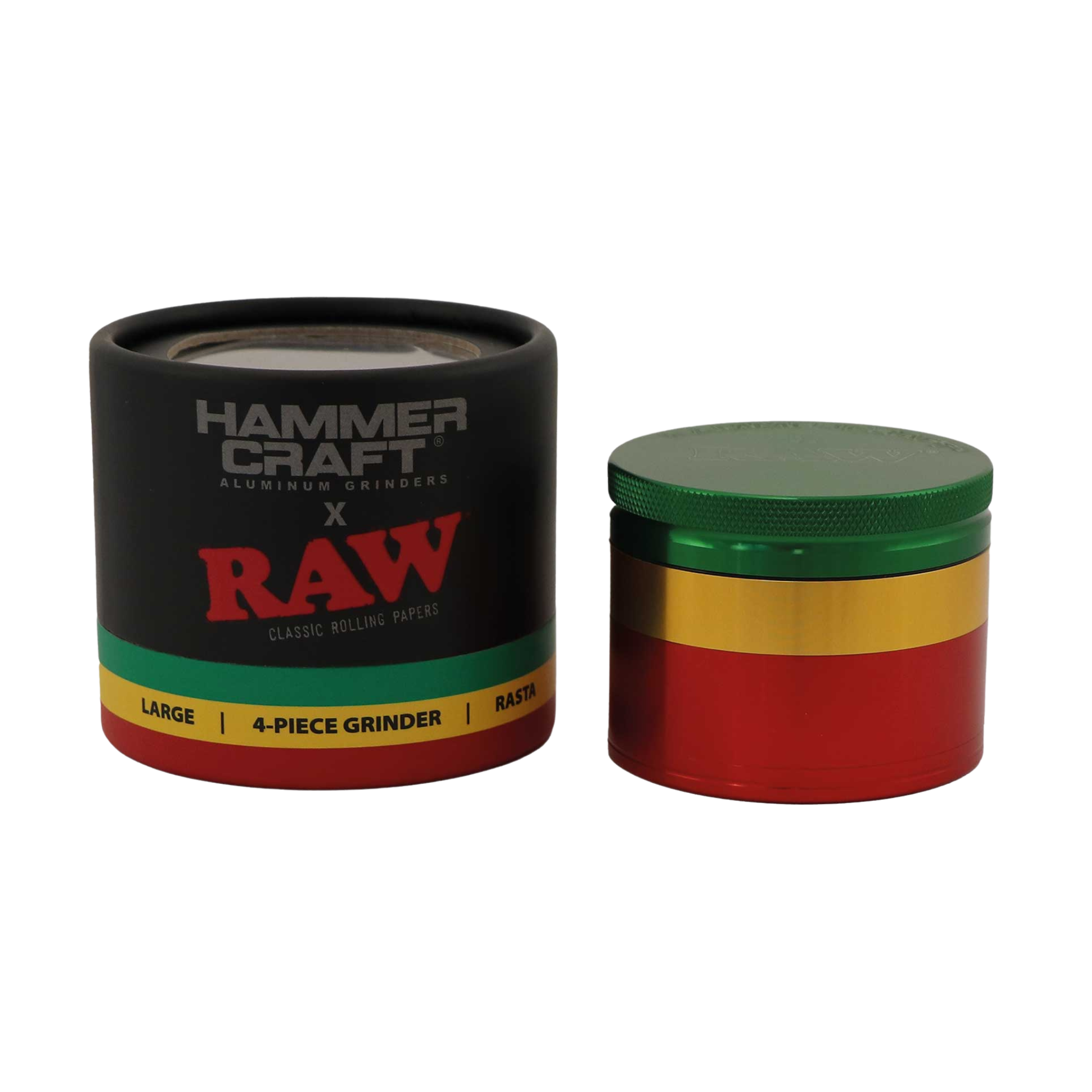 HAMMERCRAFT x RAW Aluminium Grinder 4-delad 54 mm