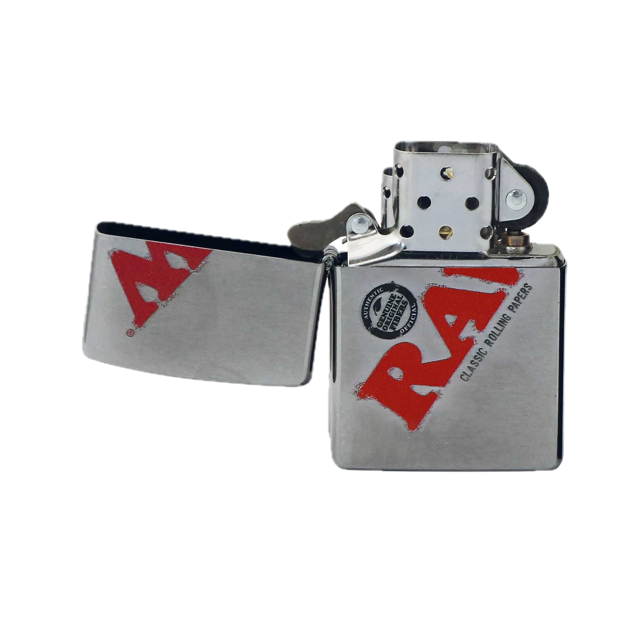 RAW Zippo Tändare – Silver med Logotyp