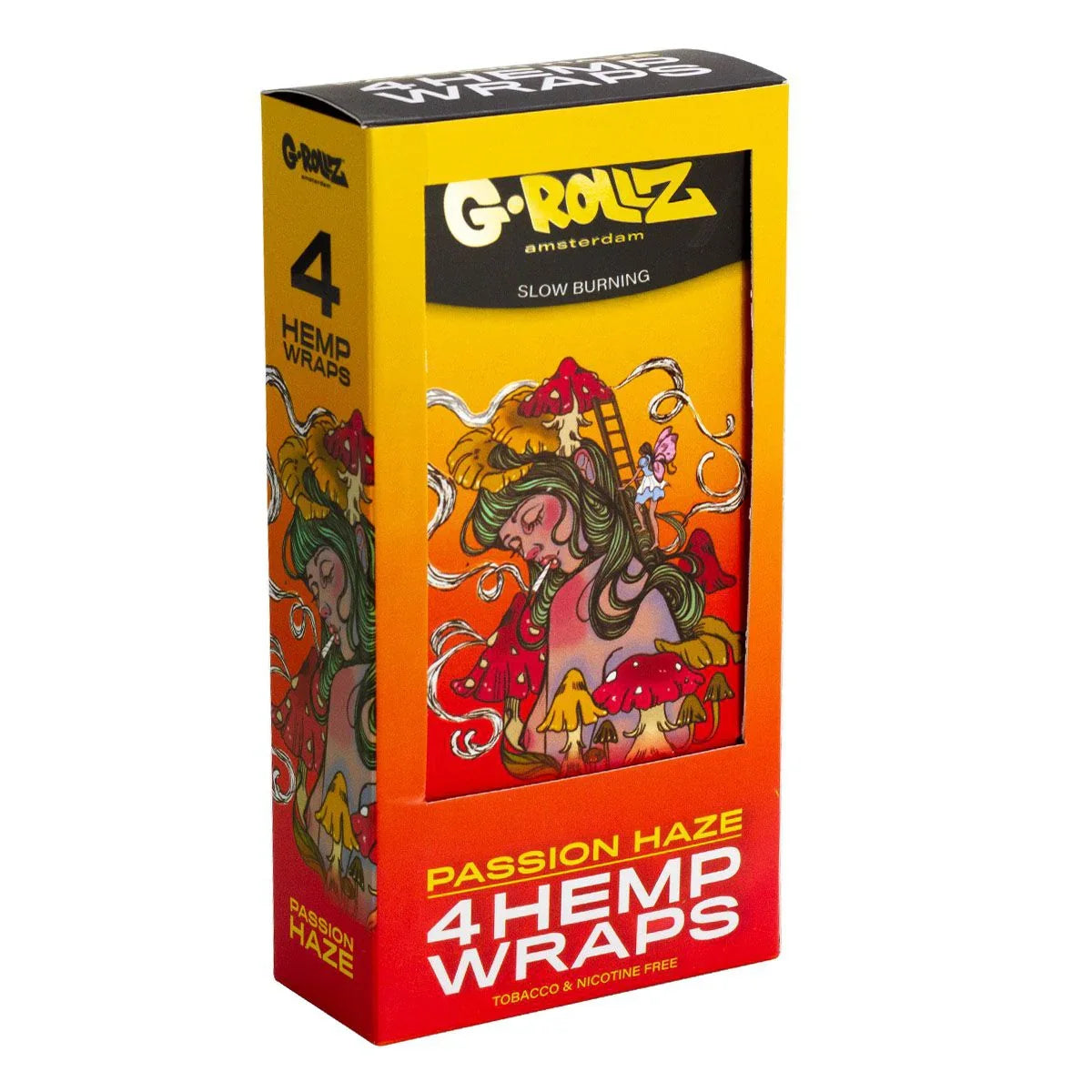 G-Rollz | 4x 'Passion Haze' Hemp Blunt Wraps (15 Pack Display, 60 Wraps🍑