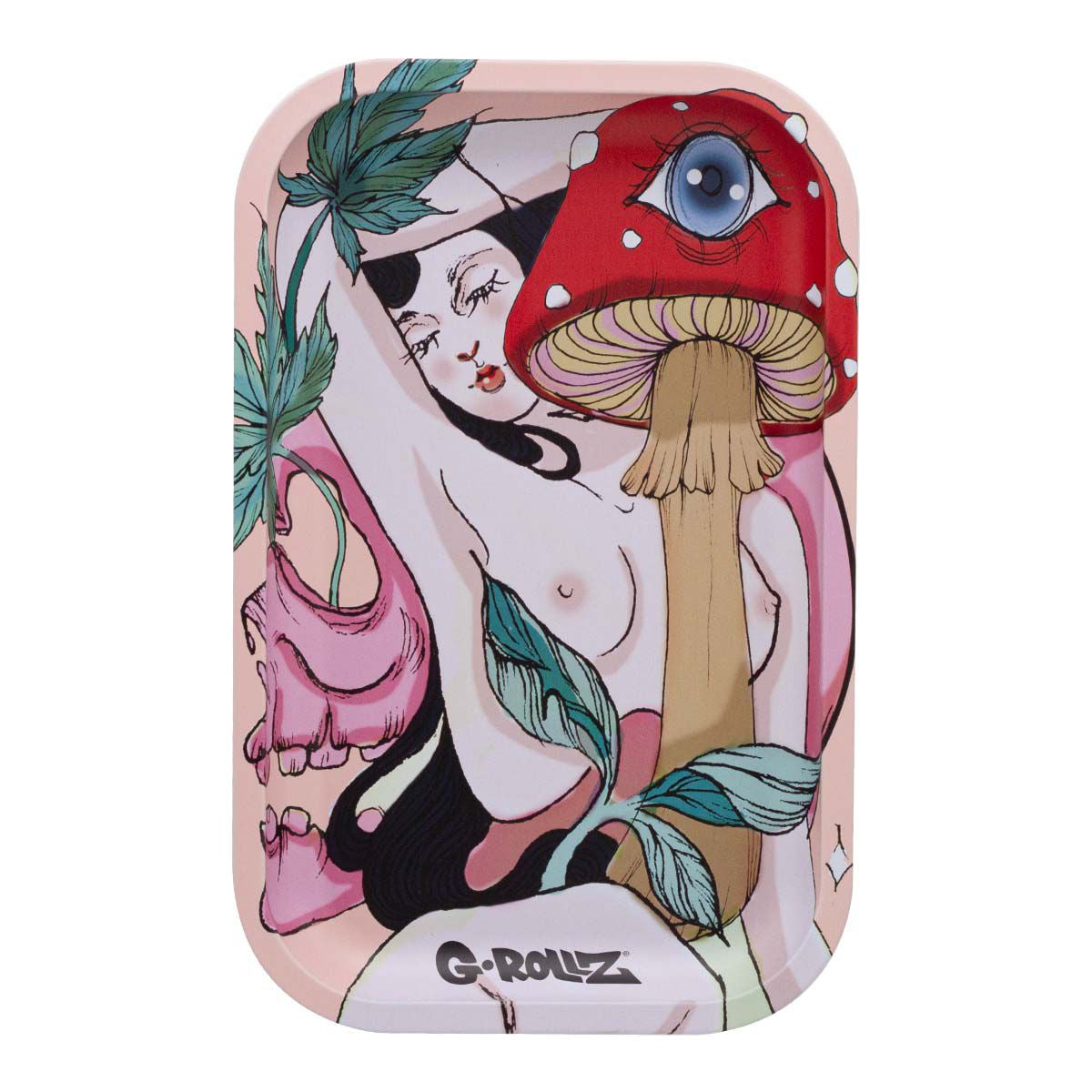 G-Rollz | 'Mushroom Lover' Rolling Tray – Small &amp; Medium 🍄✨