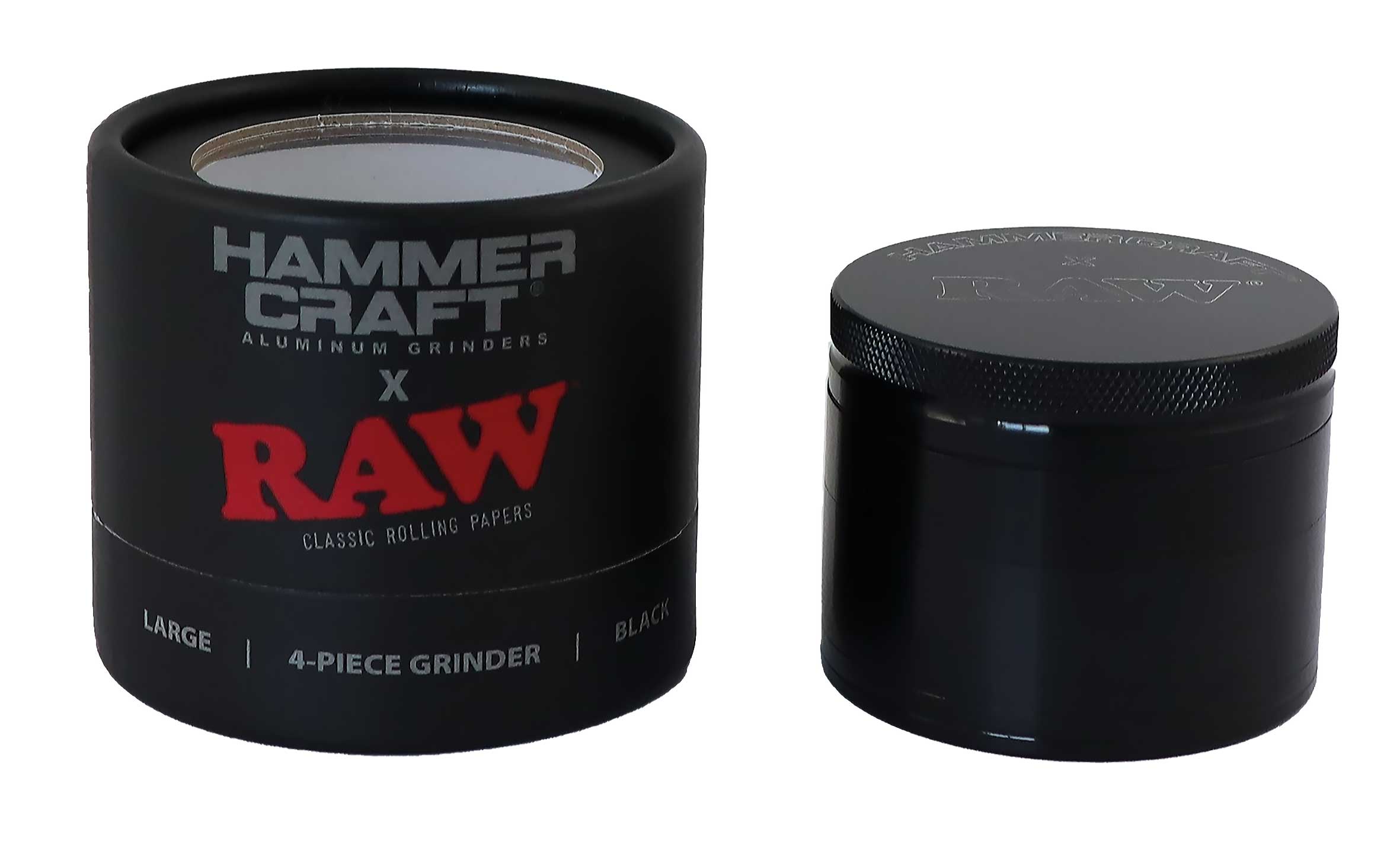 HAMMERCRAFT x RAW Aluminium Grinder 4-delad