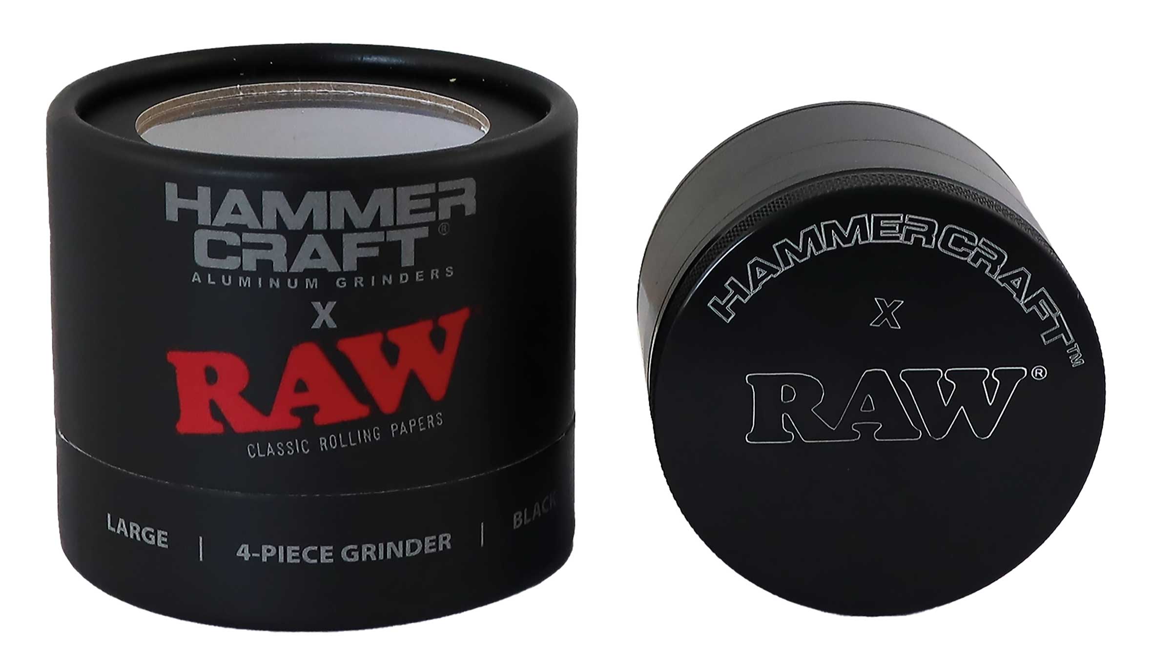 HAMMERCRAFT x RAW Aluminium Grinder 4-delad