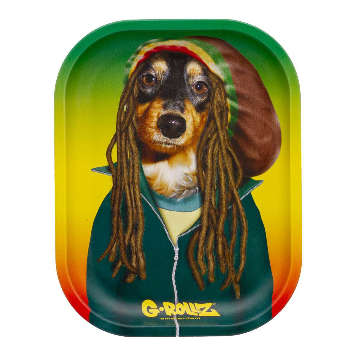 G-Rollz | Pets Rock 'Reggae' Metal Tray - Small &amp; Medium 🎶🔥