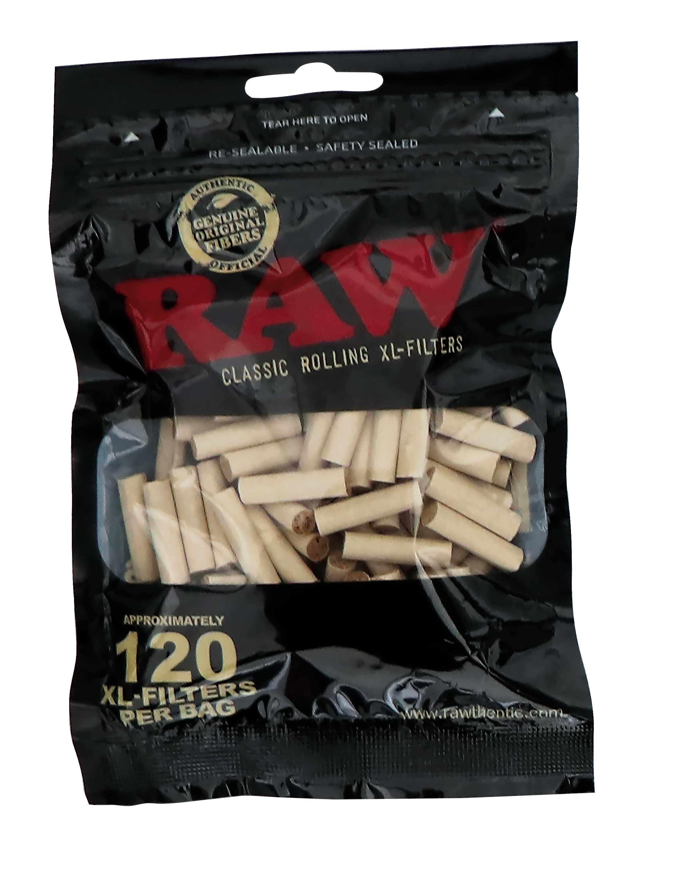 RAW Black Filters 6 x 20 mm – 120 st