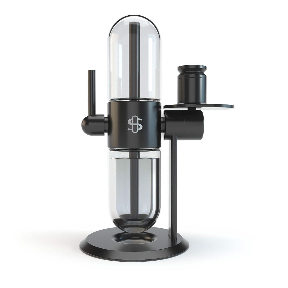 Stündenglass Gravity Infuser – Black Vattenpipa Premium 🔥💨