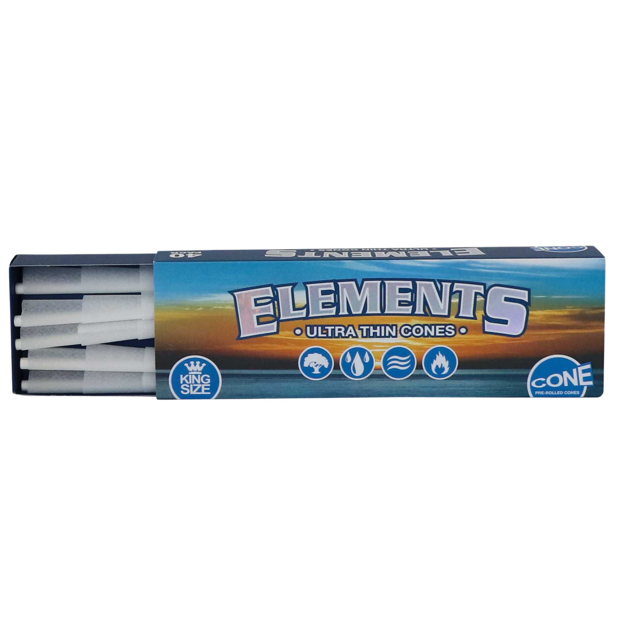 Elements Cone King Size – 40 st/box