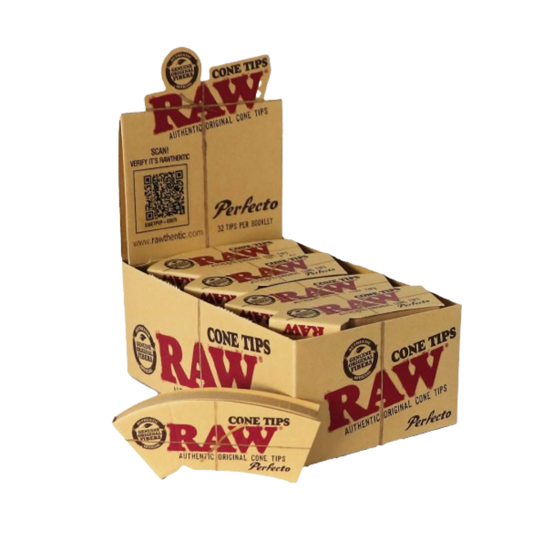 RAW Cone Shaped Tips Perfecto – Förformade Tips för Perfekt Form