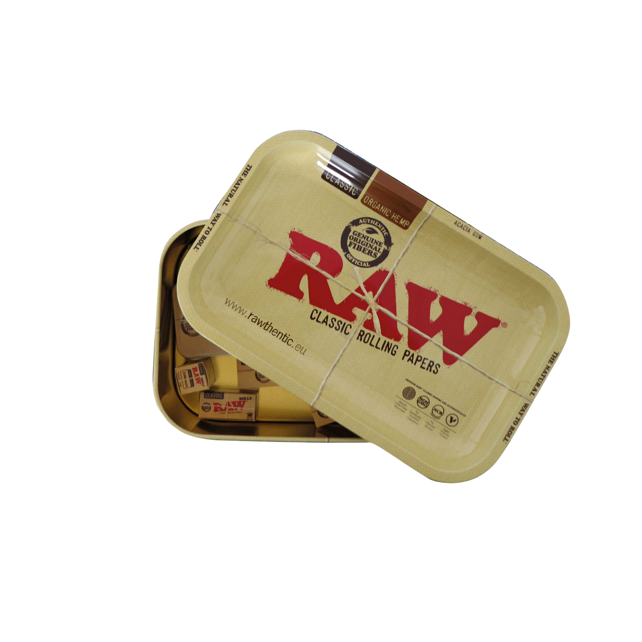 RAW Munchies Tin Med Rullbricka-Lock För Snacks Och Prylar