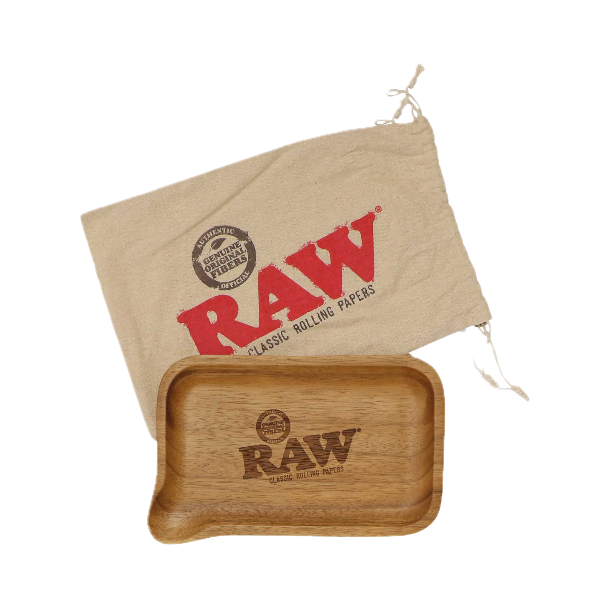RAW Träbricka med Hällpip