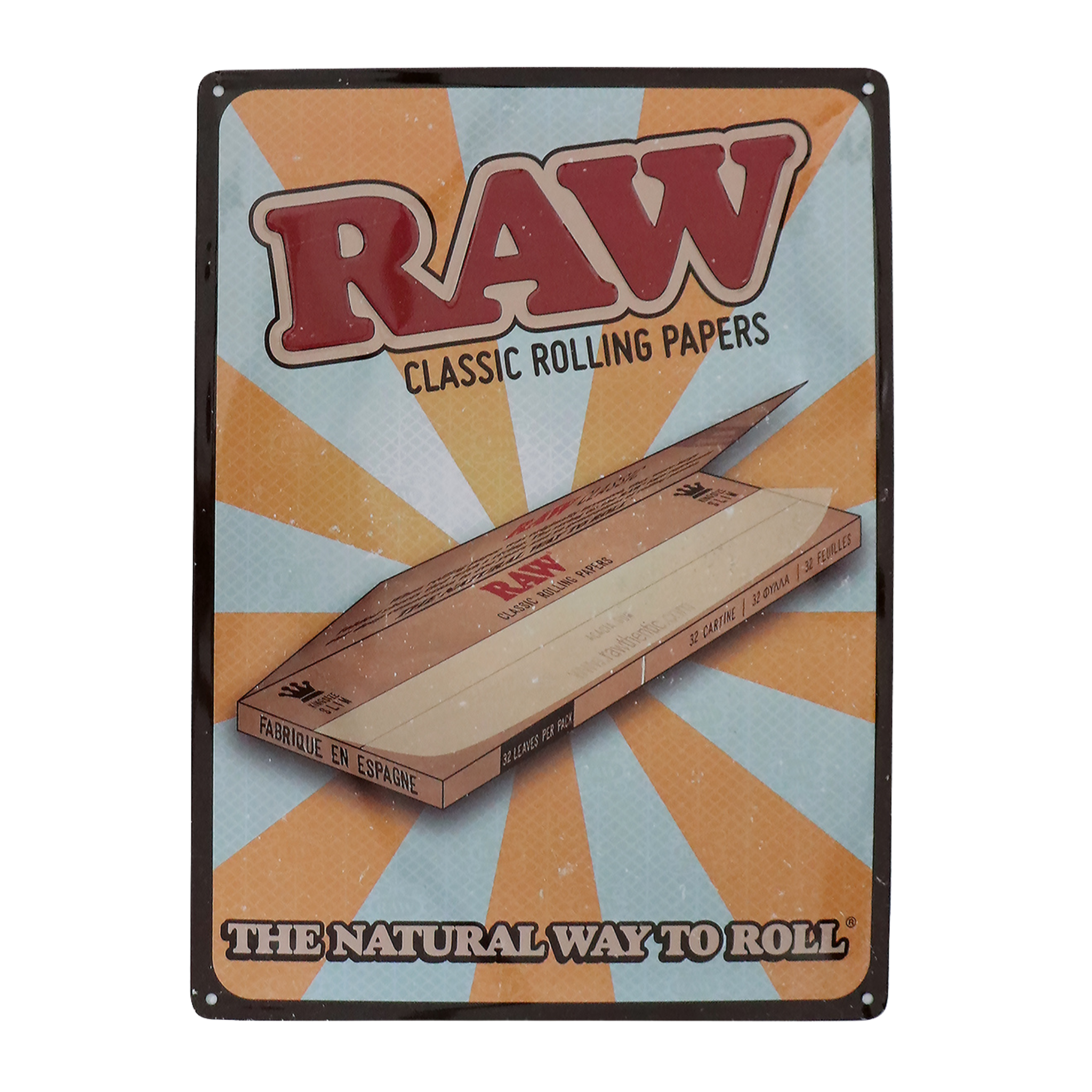 RAW Retro Plåtskylt