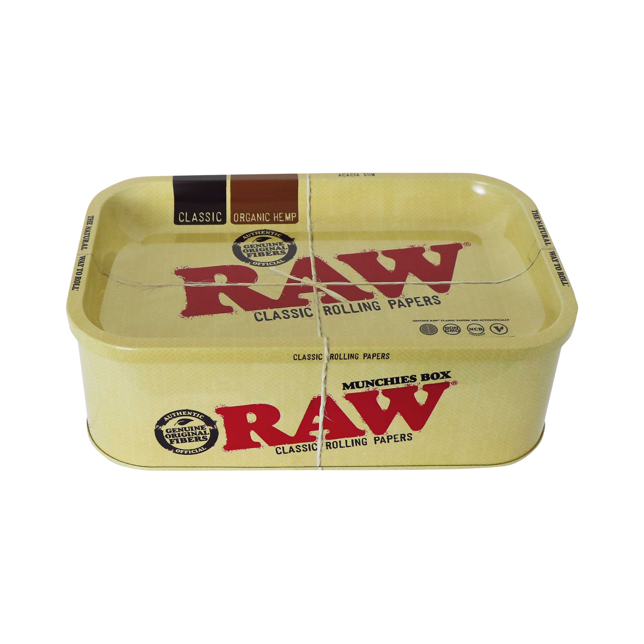 RAW Munchies Tin Med Rullbricka-Lock För Snacks Och Prylar